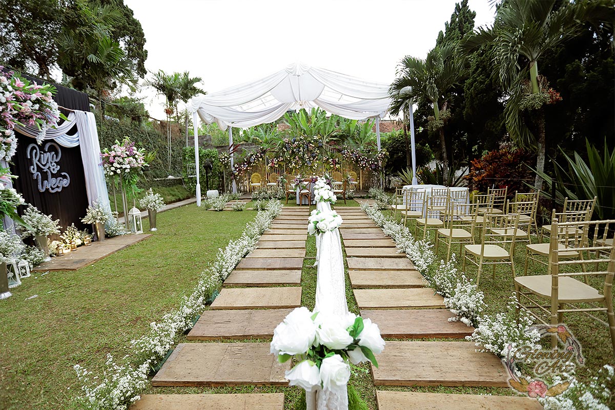 Dekorasi Pernikahan Outdoor Murah Bandung - Nufus & Ahmad - Dekorasi