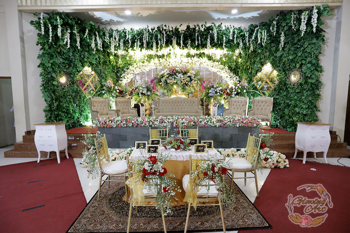 Dekorasi Tunangan Di Bandung Karla & Imam Dekorasi Wedding Murah